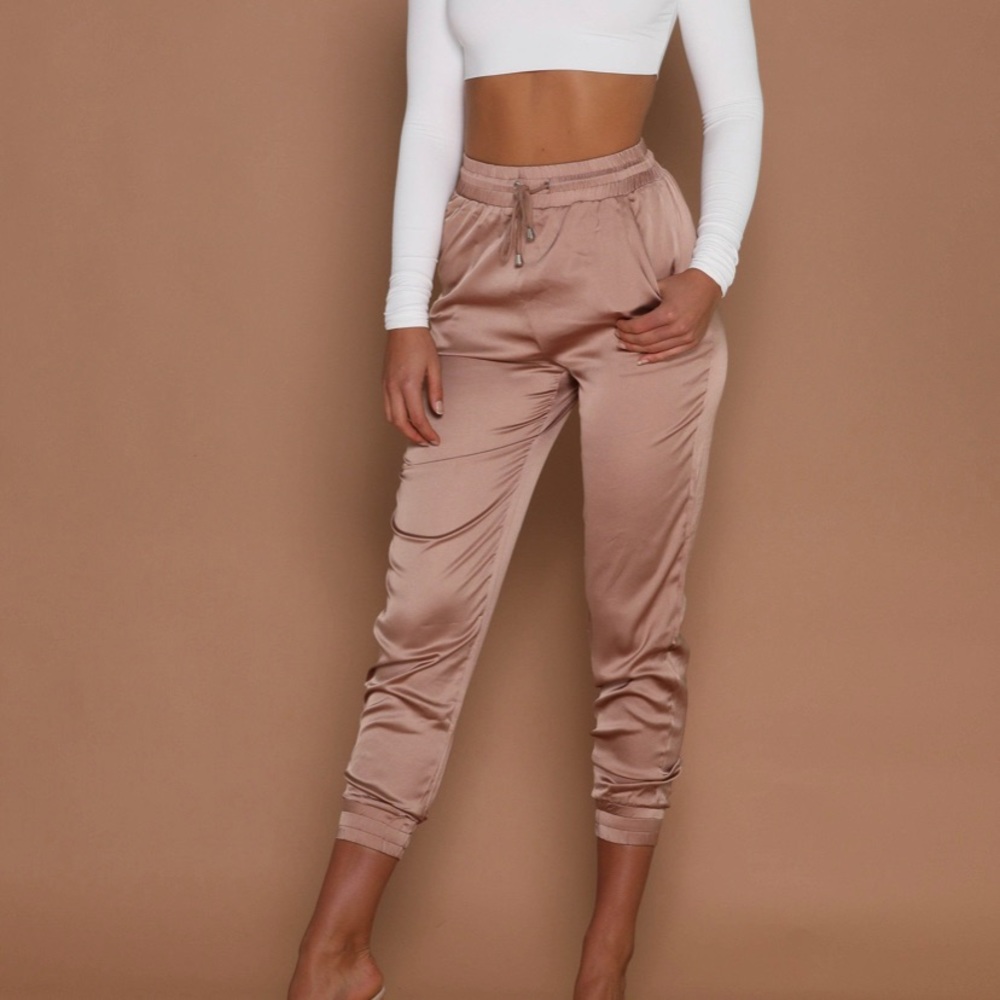 Satin Meshki Joggers